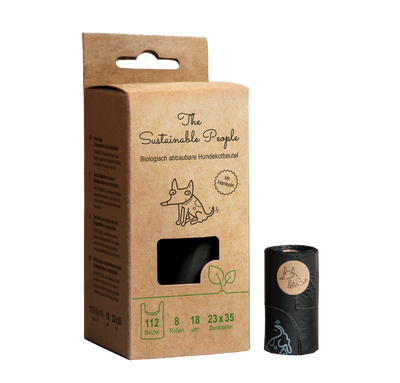 Biologisch abbaubare Hundekotbeutel mit Henkeln