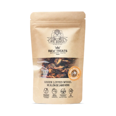 Raw Treats für Hunde - Grünlippmuschel